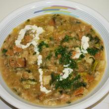 Alemannische Brotsuppe mit Bier