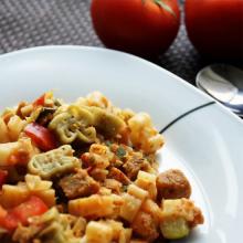 Pasta con Chorizo